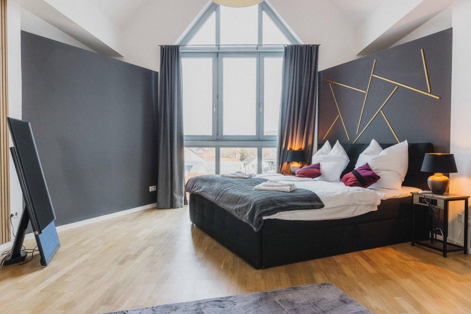 Luxury 4 Bedroom Apartment/Therme Erding/Parking Buitenkant foto